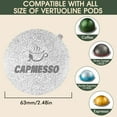 thumbnail image 3 of Aluminum Foil Coffee Pod Lids – 240pcs Reusable Capsule Seals, Compatible with VertuoLine Vertuo 63mm Refill Coffee Pods, 3 of 8