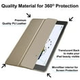 thumbnail image 5 of DuraSafe Cases For iPad PRO 11 Inch 2nd Gen 2020 (Will not fit iPad PRO 11 2018) Slimline Series Lightweight Protective Cover with Dual Angle Stand & Froasted PC Back Shell - Gold, 5 of 9