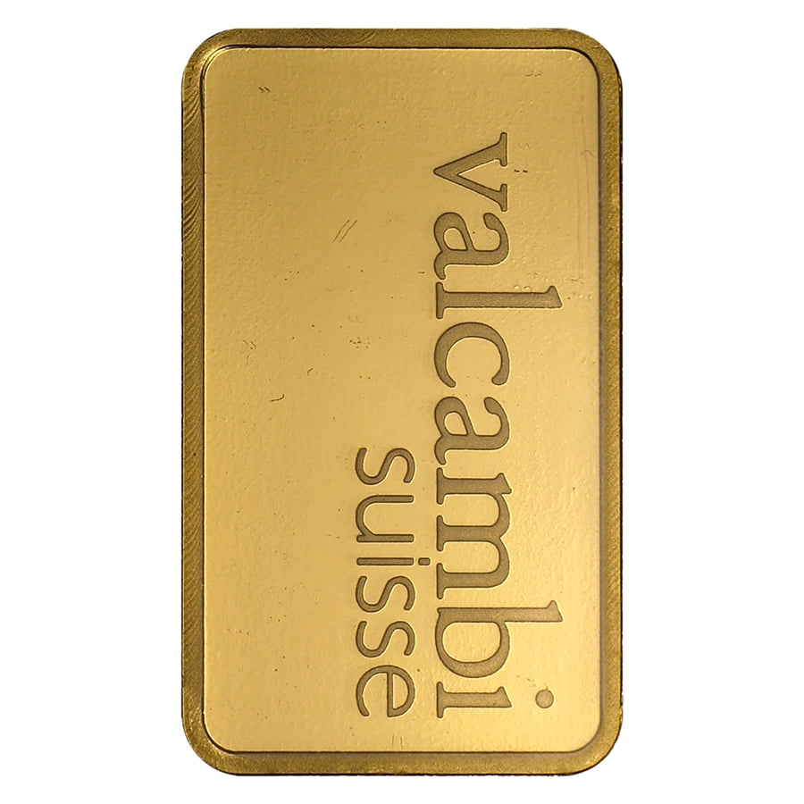10 gram Gold Valcambi Bar w/ Assay