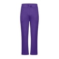 thumbnail image 6 of Havenre Baggy Sweatpants for Men Fashion Drawstring Elastic Waist Joggers Casual Open Bottom Athletic Sweat Pants Loose Comfy Lounge Trousers with Pockets A02-Purple XL, 6 of 6