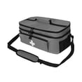 thumbnail image 2 of Yinanstore Sac de Premiers Secours Vide Organisateur de Kits d'Urgence Pochette de Rangement Multifonctionnelle Sac de Rangement Médical Portable pour Voyage Gym Randonnée Gris, 2 of 8