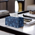 thumbnail image 2 of ZUXONGSY Sea Turtle Tissue Box Covers PU Leather Rectangular Tissue Box with Buckle Decorative Holder Organizer Wear Resistant Tissue Box Holder for Children Birthday Gifts, 2 of 7