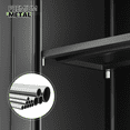 thumbnail image 5 of Magshion Metal Cabinet, 36" Tool Steel Locking Cabinet with Doors, Garage Storage Systems Lockable File Cabinet for Home Office Classroom, Black, 5 of 10