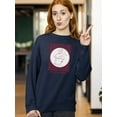 thumbnail image 2 of Always Try 2 See Sweatshirt Women -Image by Shutterstock, Female x-Large, 2 of 4