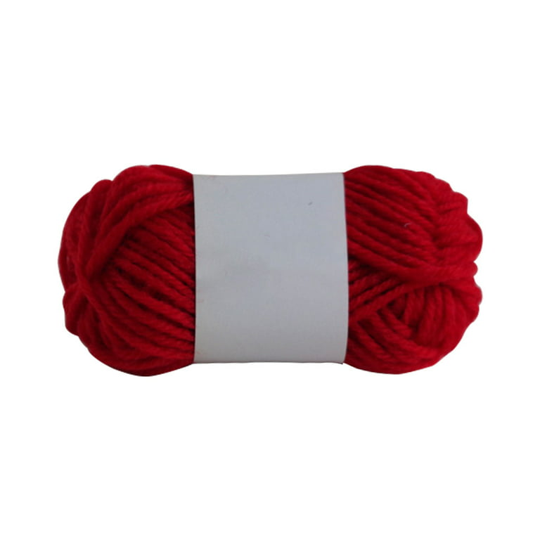 Bupete Yarn for Crocheting & Knitting, Easy Yarn for Beginners with  Easy-to-See Stitches, Stitch Marker, Big Eye Blunt Needle, Beginner Yarn  for Crocheting,(Eraser Red) 