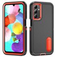 thumbnail image 2 of Stand Case for Samsung Galaxy A16 5G/4G with Metal Kickstand Hard PC & TPU Back Shockproof [Military Grade Protection] Heavy Duty Rugged Hybird Protective Cover for Galaxy A16 5G/4G, Black+Orange, 2 of 9