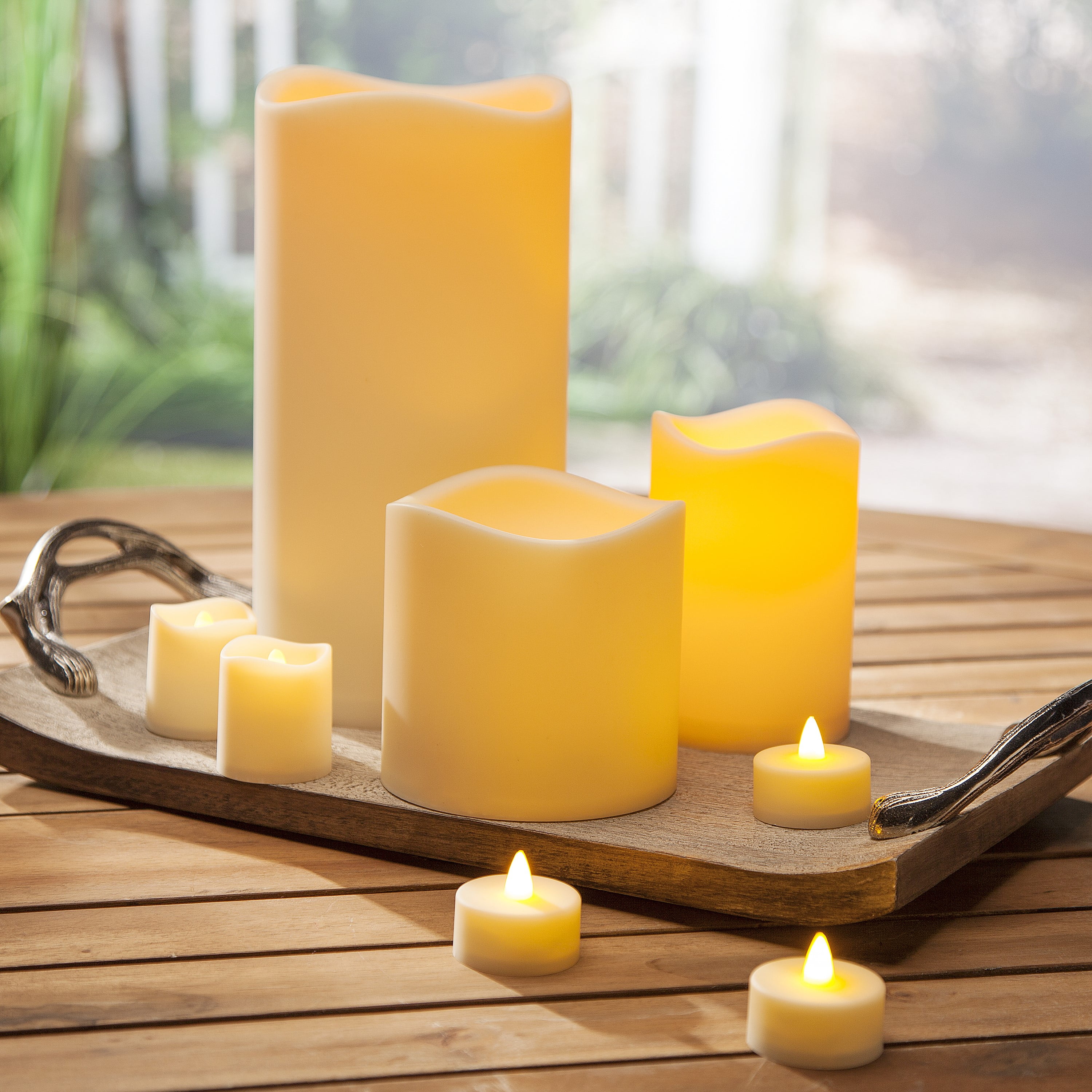 Carson, Everlasting Glow with Premier Flicker Mother Candle