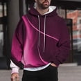 thumbnail image 2 of Striped Long Sleeve Tshirt Men Graphic Sweatshirts for Men Funny Long Sleeve Sweatshirts for Men 1/2 Zip Mens Hoodies Fall Sweaters for Men, 2 of 6