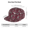 thumbnail image 4 of Hirioo Daisies Flowers for Baseball Cap Men Cap Flat Brim for Men Women Teens Adjustable Baseball Cap, 4 of 7