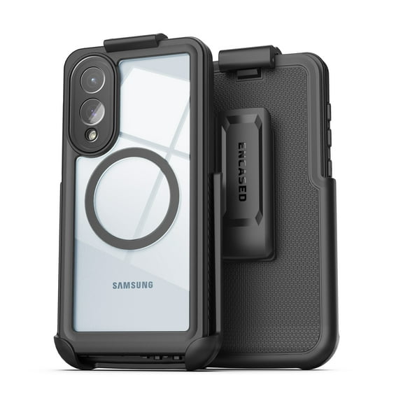 Encased Waterproof Belt Case for Samsung Galaxy S25 Edge with Holster Clip [Full-Body] 360 Protective Cover with Built-in Screen Protector