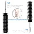 thumbnail image 1 of Bike Tire Punctures Repair Tool, Tyre Repair Rubber Strips Tire Plug Tire Emergency Repair Tubeless Bike Tyre Repair Plugger Tool for Motorcycle - black, 1 of 8