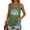 Mandala Lotus-Green, variant on MOSHU Racerback Tank Tops for Women Vintage Mandala Graphic Shirts Casual Sleeveless Summer Tops