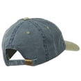 thumbnail image 4 of Sailfish Embroidered Two Toned Washed Cap - Beige Navy OSFM, 4 of 5
