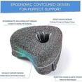 thumbnail image 4 of Almohada para piernas, almohadas ergonómicas para dormir de lado, almohada de espuma viscoelástica para rodillas con correa para quienes duermen de lado, cojín de soporte para piernasScvvd, 4 of 4
