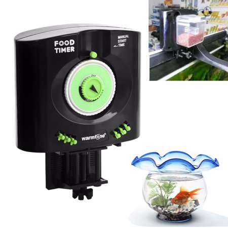 Aquarium Tank Manual Automatic Fish Feeder Flake Granulate Food Dispenser Walmart Canada