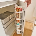 thumbnail image 2 of Organizador Adhesivo para Puerta de Gabinete, Estante para Papel de Aluminio, Se Monta en Puertas Sólidas o Paredes, Cesta Alta para Almacenamiento en Puerta de Cocina, Sin Taladro, 2 of 7