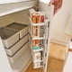 thumbnail image 2 of Organizador Adhesivo para Puerta de Gabinete, Estante para Papel de Aluminio, Se Monta en Puertas Sólidas o Paredes, Cesta Alta para Almacenamiento en Puerta de Cocina, Sin Taladro, 2 of 7