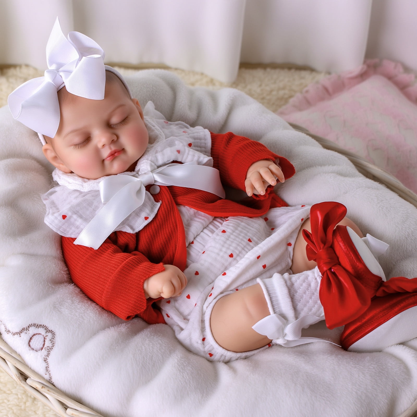 RSG Lifelike Reborn 20 Inch Soft Feeling Realistic- Poseable Handmade Real Life Baby Doll Girl for Kids & Collection