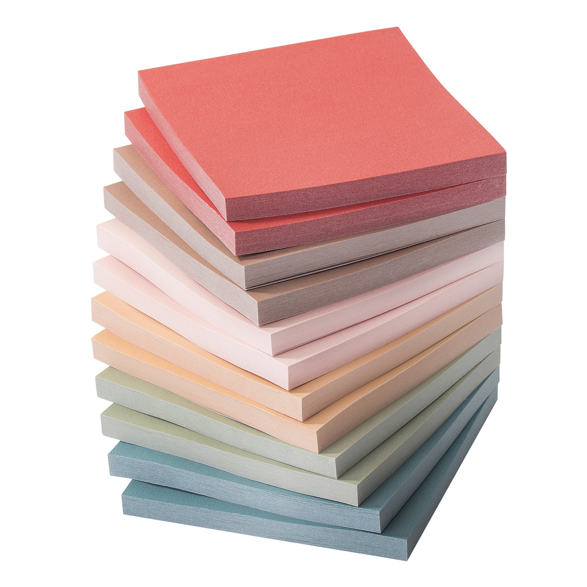 Mr. Pen- Sticky Notes, 12 Pads, 3x3 Inch, Vintage Colors