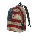thumbnail image 1 of Fotbe American Flag1 Mochila de Lona con Estampado, Mochila Duradera, Mochila Versátil de Alta Calidad, Mochila Compacta Vintage-Medium, 1 of 5