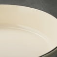 thumbnail image 3 of Tramontina Bestow 4-Quart Enameled Cast Iron Round Braiser with Lid, Porcelain Enamel Finish, Latte, Oven-Safe, 3 of 7