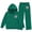 Army Green, variant on Auroural Girls Hoodies Girls Sweatpants Wide Leg Children's Winter Printed Hooded Sweatshirt Wide-Leg Pants Casual Sports Fleece-Lined Warmth Two-Piece Set Kids