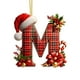 thumbnail image 1 of Adornos Navideños con Monograma Acrílico de 26 Letras y Gorro de Papá Noel | Adornos Colgantes 2D para Árbol de Navidad | Decoración Navideña para El Hogar | Adornos Navideños Multiusos para Chimenea, 1 of 5