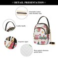 thumbnail image 4 of FORMRS Crossbody Bag for Women Quilted Travel Shoulder Cell Phone Purse with Chain Strap Handbag, Christmas Penguin, 4 of 7