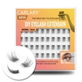 thumbnail image 1 of Lash Clusters Extensión de pestañas DIY 40 racimos de pestañas individuales reutilizables, racimos de pestañas individuales tenues y esponjosas naturales para extensiones de pestañas caseras (natural-, 1 of 5