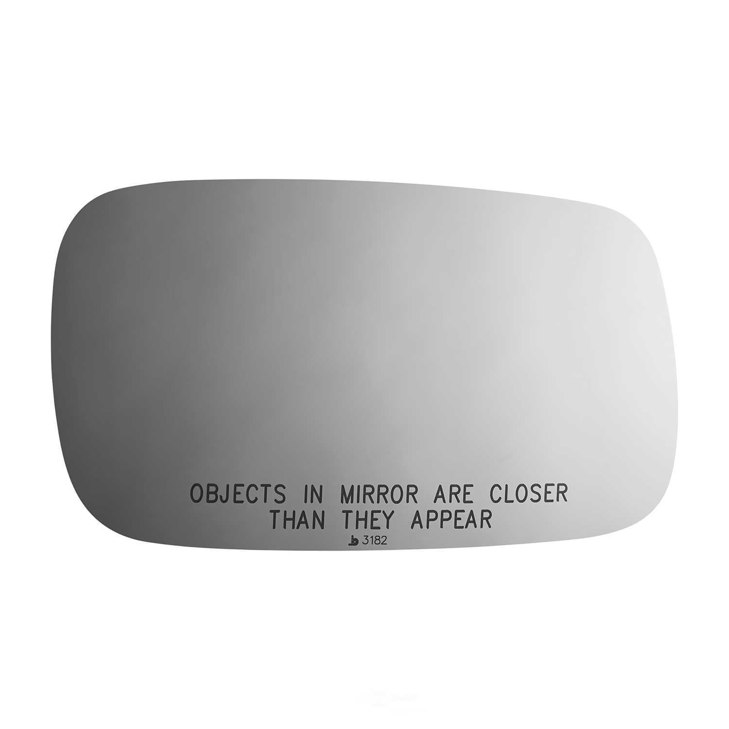 Burco Side View Mirror Replacement Glass - Clear Glass - 3182