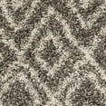 thumbnail image 6 of SAFAVIEH Hudson Augustine Geometric Shag Area Rug, Grey/Ivory, 2' x 3', 6 of 7