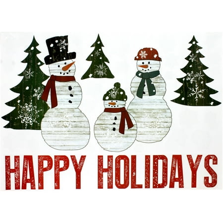  Holiday  Time Christmas  Decor  Happy Holidays Wall Art  39 