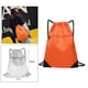 thumbnail image 5 of Bolsa con cordón Zulema de cremallera para gimnasio naranja 40x35cm, 5 of 8