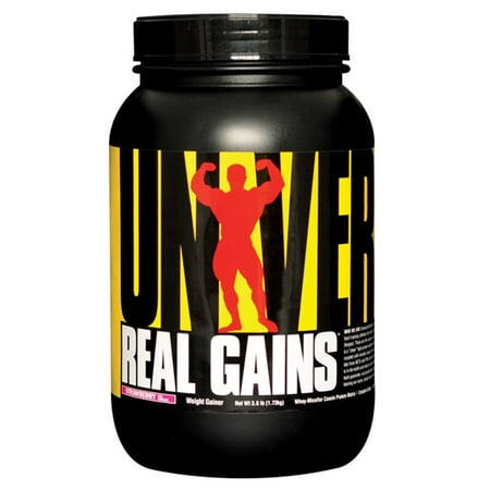- Universal Nutrition Real Gains Strawberry, 3.8 Lbs