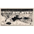 thumbnail image 3 of A. Tinbergen 14x9 Black Modern Framed Museum Art Print Titled - Girl Tries to Save Dog from Wak (1925), 3 of 5