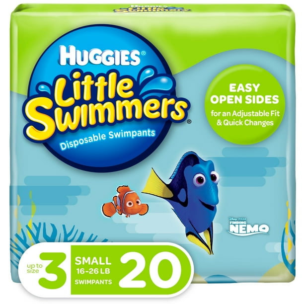 Huggies Little Swimmers Swim Diapers, Size 3 Small, 20 Ct