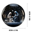 thumbnail image 2 of Holloyiver Christmas Easter Nativity Scene Ornaments, Christmas Acrylic 3D Hanging Ornament Pendant for Xmas Tree Birth of Jesus Christian Decor Religious Gift for Family Friends and Christian, 2 of 9