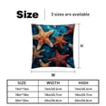 thumbnail image 5 of Starfish Pillow Covers - Set of 2 - 16x16, 18x18, 20x20 Inches - Unique Patterns for Various Occasions - Decorative Throw Pillowcases for Home Decor, 5 of 6