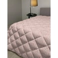 thumbnail image 2 of Abstract Down Alternative Comforter, Polygon Flower Geometric Rhythmic Motifs in Monochrome Tones Illustration, Microfiber Quilt for All Season, 5 Sizes, Coral and Blush, by Ambesonne, 2 of 3