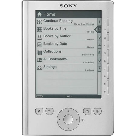 Sony Reader Pocket Edition PRS-300SC - eBook reader - 5" monochrome E Ink (800 x 600) - silver