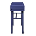thumbnail image 3 of Blue Rectangular Desk with Drawer / Industrial Aesthetic for Office, 3 of 3