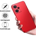 thumbnail image 2 of Case Compatible with Poco F5 Case Shockproof, Ultra Thin Xiaomi Poco F5 Case Matte Hard PC Phone Case Shockproof Anti-Scratch Protective Cases (Red), 2 of 7