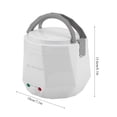 thumbnail image 2 of LYUMO Food Steamer,Multifunctional Rice Cooker,24V 140W 1.3 L Electric Portable Multifunctional Rice Cooker Food Steamer for Truck, 2 of 8