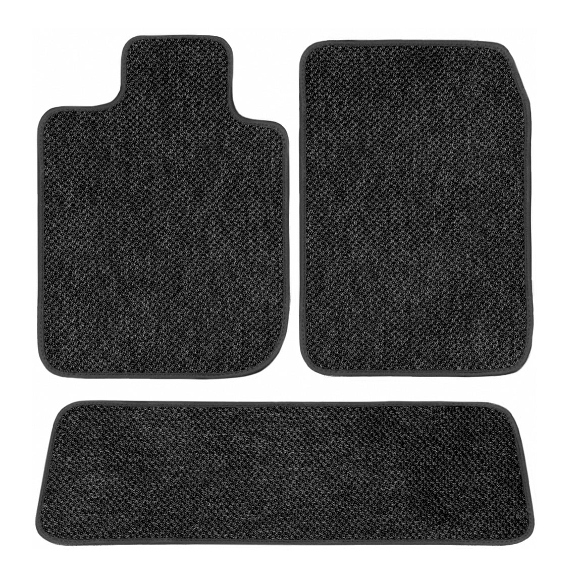 GGBAILEY Ford F-150 (2 Door/Regular Cab) Charcoal All-Weather Textile™ Car Mats, Custom Fit for 2018, 2019, 2020, 2021 - Driver & Passenger