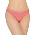 thumbnail image 3 of Hula Honey Juniors' Rib Illusion Bas de Bikini Hipster, X-Large, Orange, 3 of 5