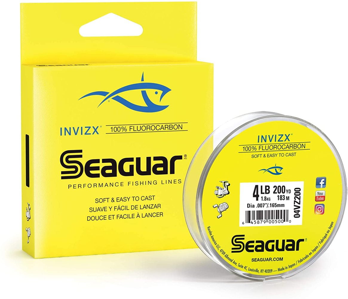 Fishing Line for sale online Seaguar Invizx 100% Fluorocarbon 1000 Yard 12lb 