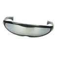 thumbnail image 4 of Novelty Futuristic Narrow Color Visor Single Black Frame Mirrored, 4 of 6
