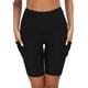 thumbnail image 4 of Pantalones cortos de yoga Luxtrada para mujer, de secado rápido, con bolsillo (negro, XL), 4 of 8