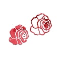thumbnail image 1 of Cateissary Rose 3D Espejo Pegatinas de Pared DIY Flor Espejo Calcomanías Acrílico Habitación Decoración del Hogar Papel Tapiz Decoración del hogar, 1 of 1