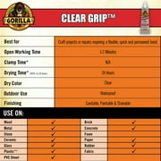 Gorilla Clear Grip Contact Adhesive, 3 Ounce (88mL), Assembled Product Weight 3 Ounces, 24 hours Dry Time